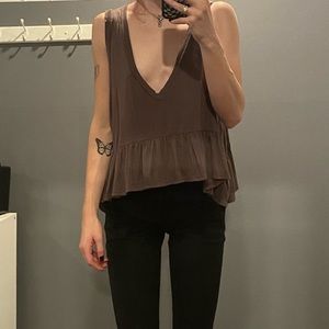 Deep V Neck tank top